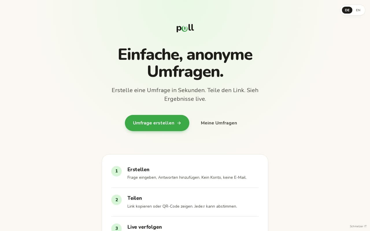 Screenshot p0ll